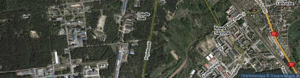 Zdjęcie satelitarne Popiełuszki Jerzego, bł. ks. ul.